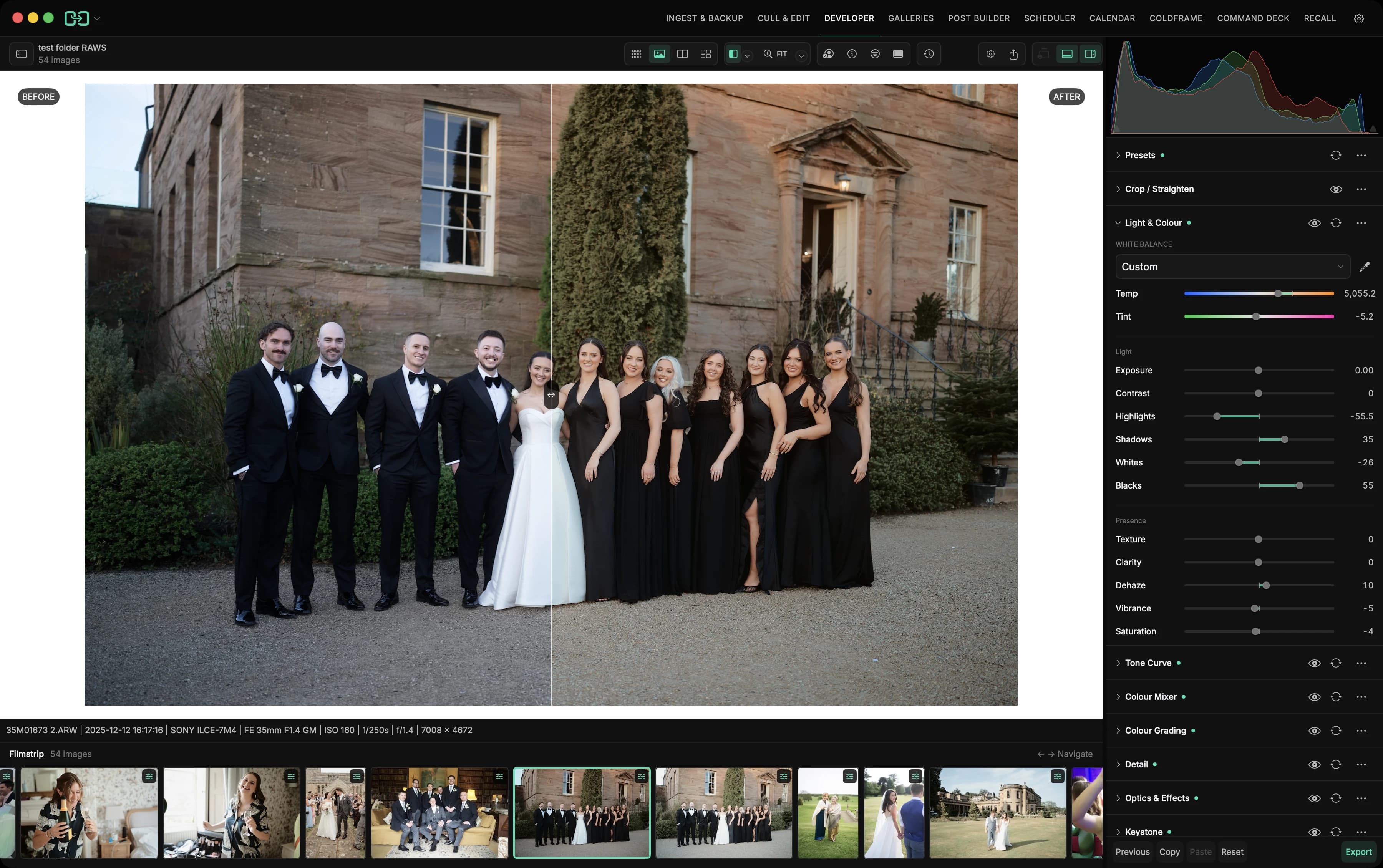 Handoff Pro Developer before and after comparison workspace