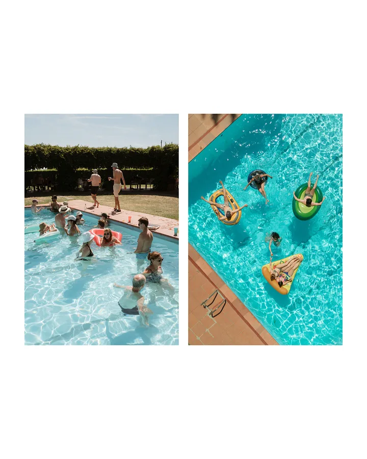 Example two image 4x5 Instagram carousel card from Handoff Social